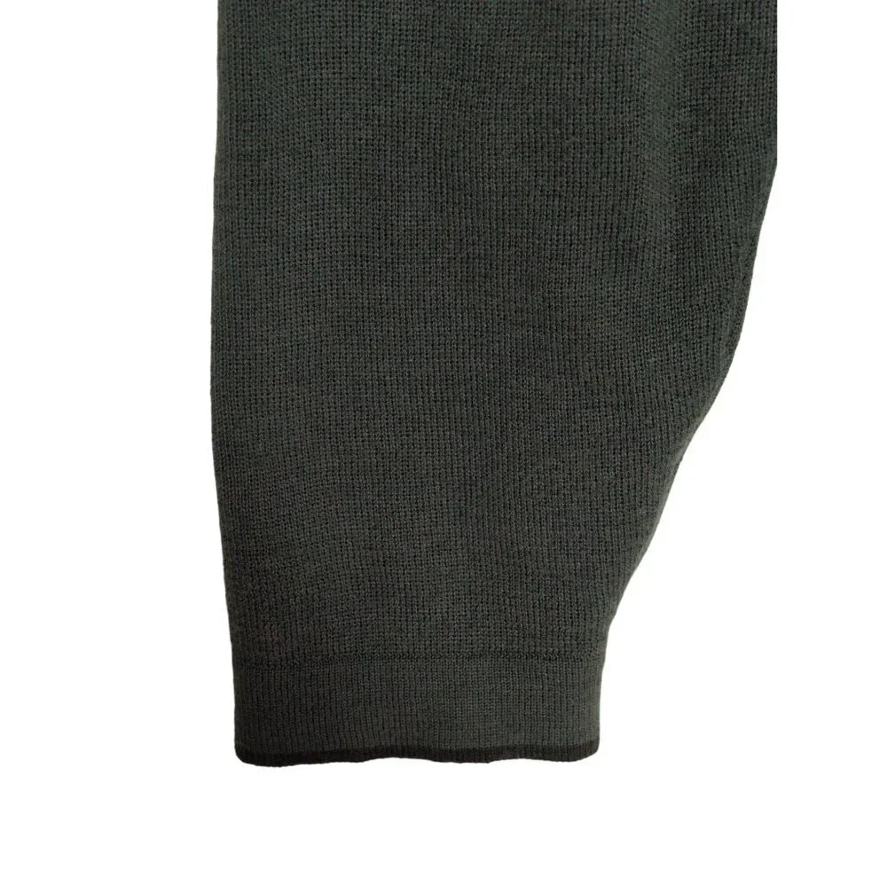 Eddie Bauer Sweater Mens L Green V-Neck Long Sleeve Cotton Casual Everyday‎